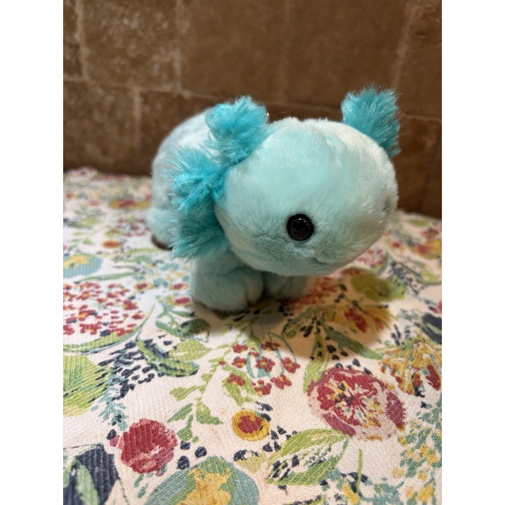8" Build A Bear Workshop Blue Axolotl Plush Toy  Small Mini
